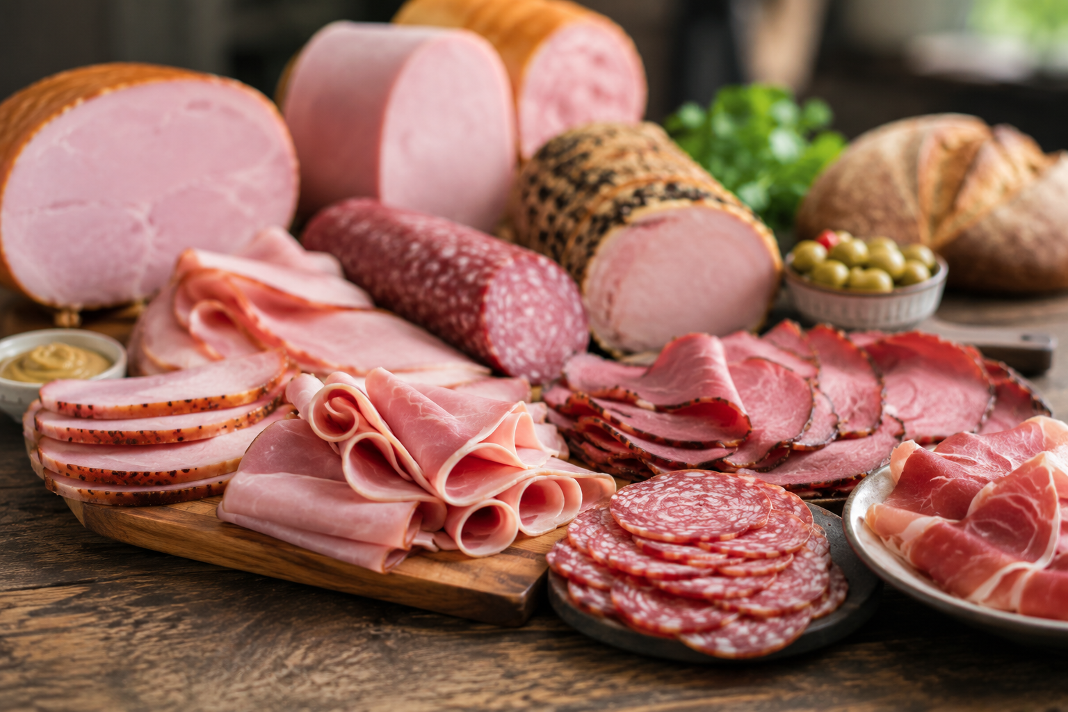 Breed assortiment ambachtelijke vleeswaren voor de horeca