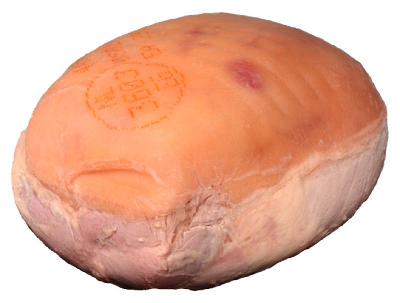 Achterham Peervorm m/zw Ongerookt