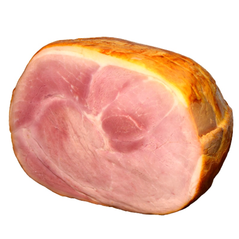 Achterham Vorm z/zwoerd Gerookt ½