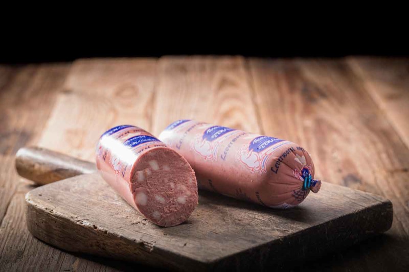 Leverworst met Spek (met opdruk)