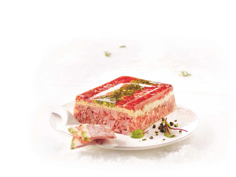 Pikante Varkenshaas in Aspic