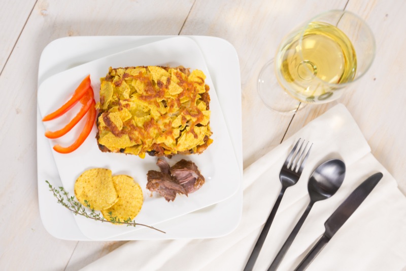 Mexicaanse Rundvleessch. Gratin 3kg
