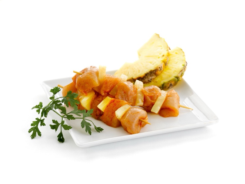 Kipfiletbrochette met Ananas ± 150g