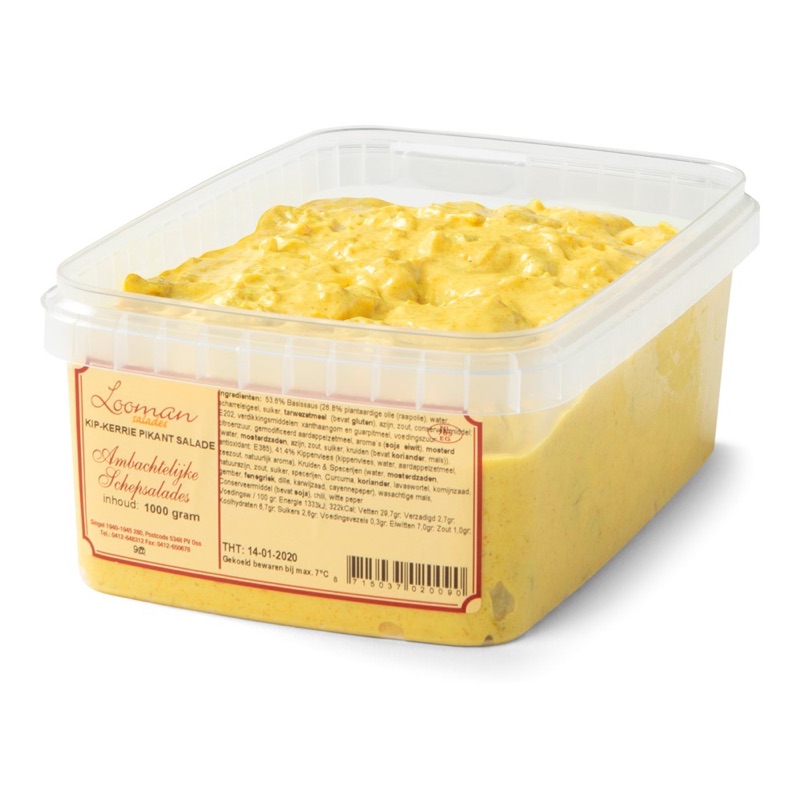 Kip Kerrie Pikant Salade 1kg