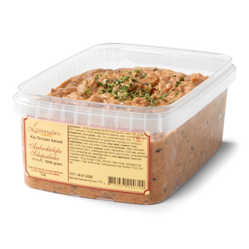 Kip Teriyaki Salade 1kg