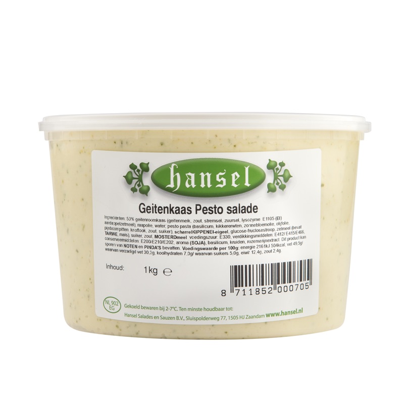 Geitenkaas-Pestosalade 1kg