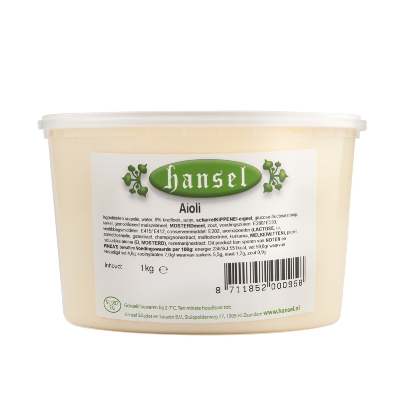 Aioli (Knoflooksaus) 1kg