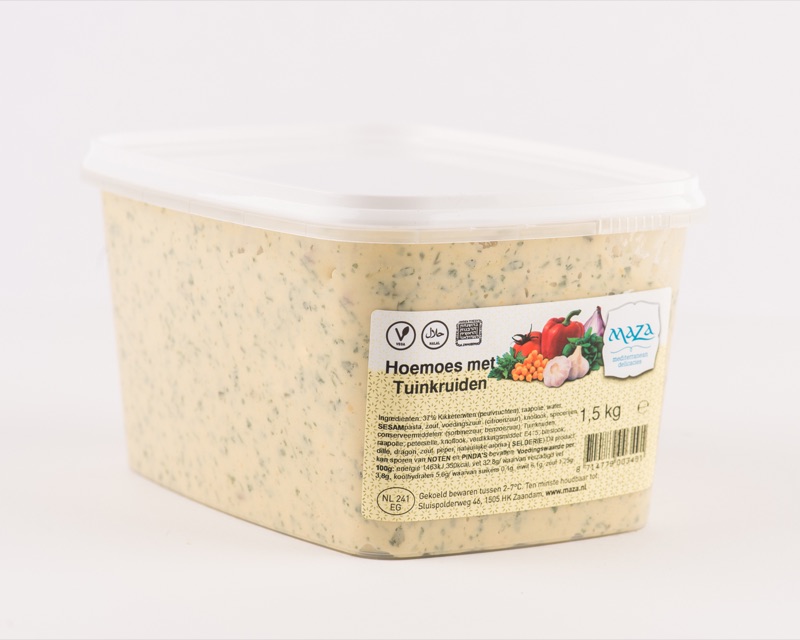 Hoemoes met Tuinkruiden 1,5kg