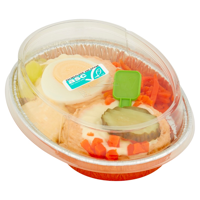Ambachtelijke Zalmsalades 8x200gr.