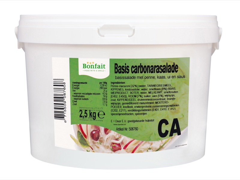 Carbonara Salade Basis 2,5kg