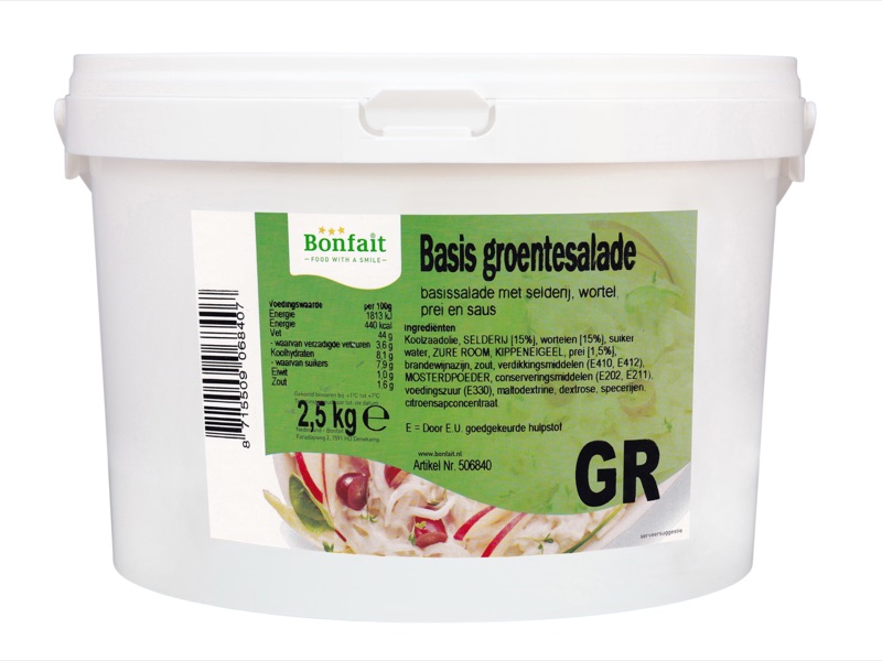 Groentesalade basis 2,5kg