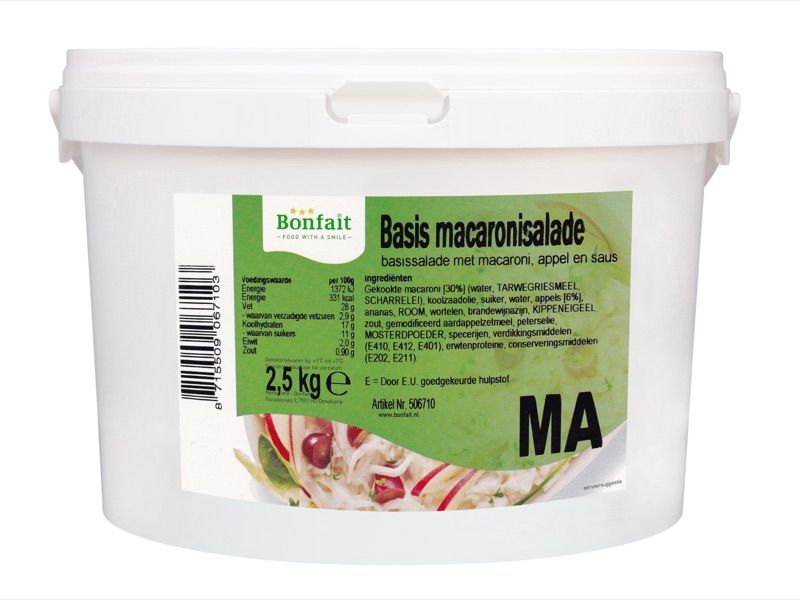 Macaroni Salade Basis 2,5kg