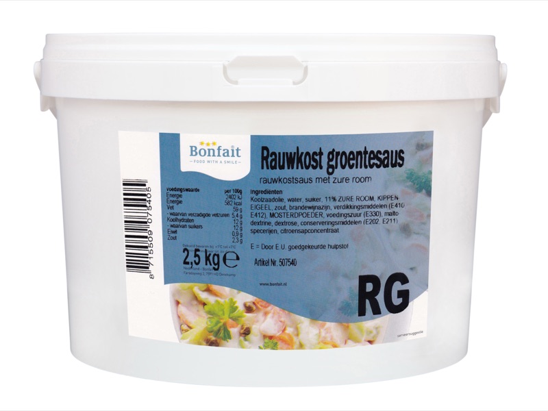 Rauwkost Groentensaus 2,5kg