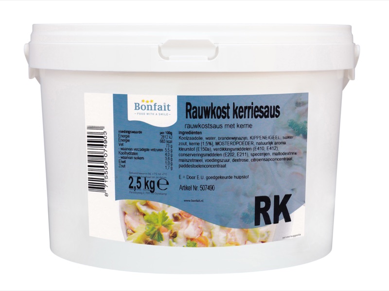 Rauwkost Kerriesaus 2,5kg