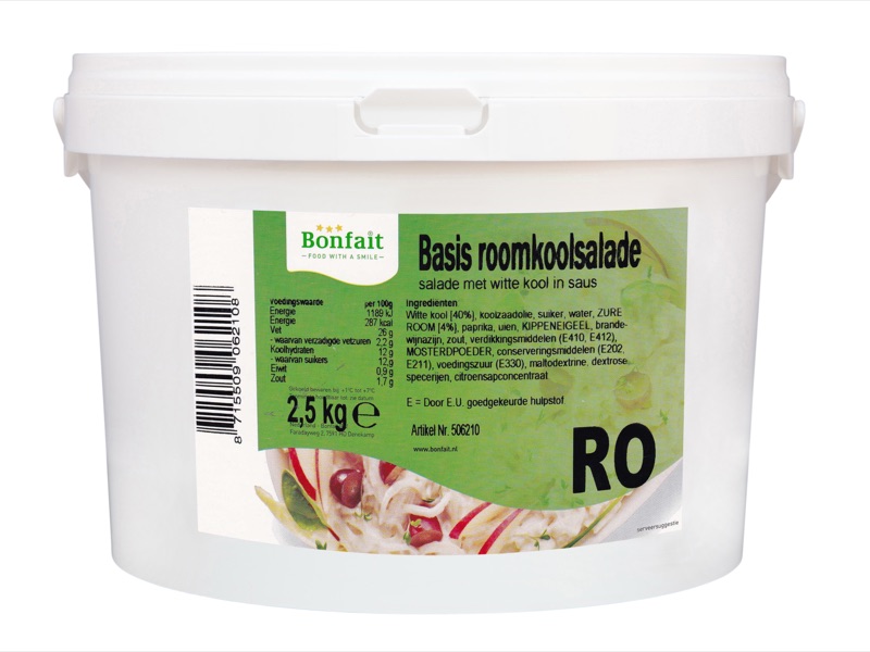 Roomkoolsalade Basis 2,5kg