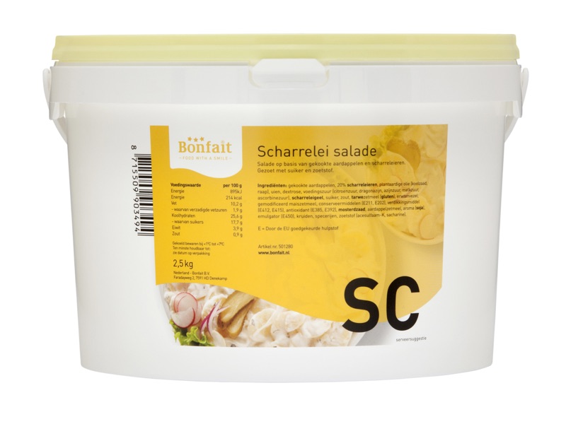 Scharreleisalade 2,5kg