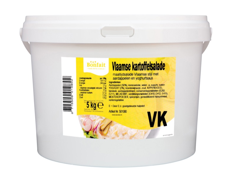 Kartoffelsalade Vlaams 5kg