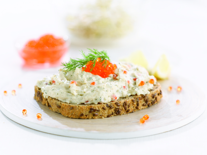 Ger. Forelsalade met Champagne 1kg
