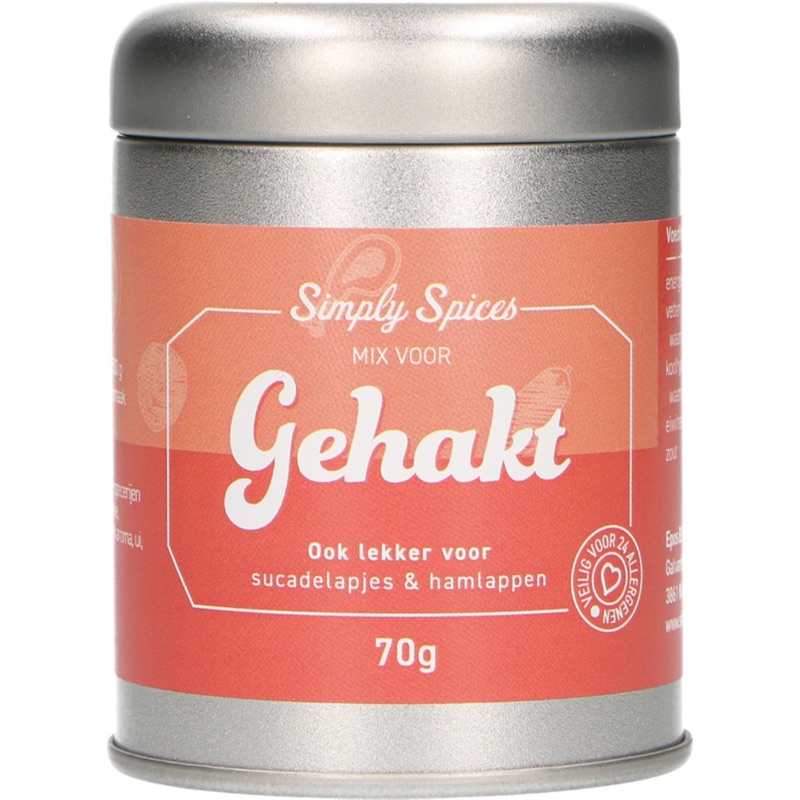 Mix voor Gehakt 6x70gram