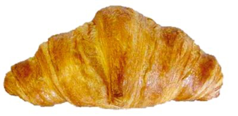 Rechte Roomboter Croissant