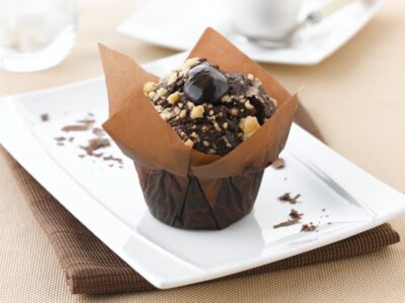 Triple Chocomuffin Gevuld